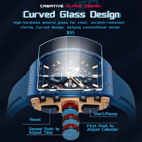 SKMEI Wrist Watches for Men Fashion Mens Big Face Analog Watch - Product Imagery