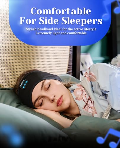 Perytong Sleep Headphones Wireless, Bluetooth Sports Headband - Product Imagery