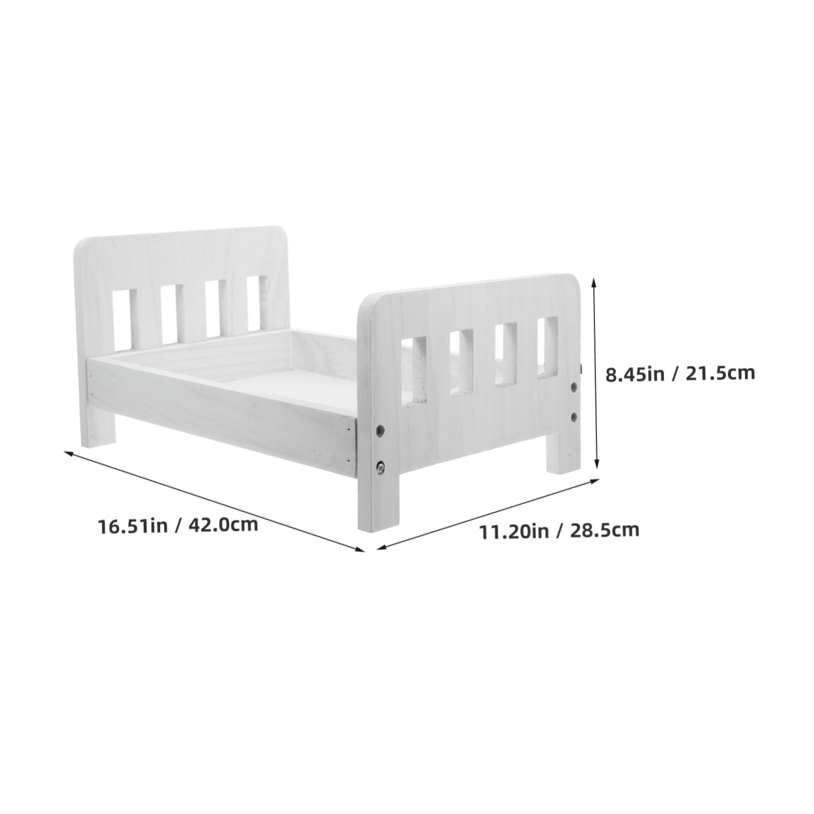 GLEAVI Retro Photography Props Bed for Newborn Photoshoots Versatile Photography Accessories for Boys and Girls Flexible Design for Home and Studio Use