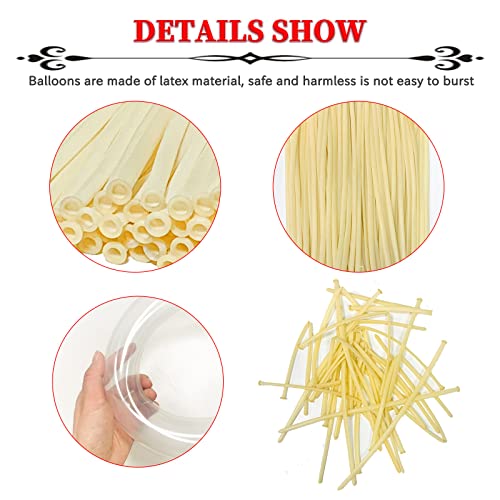 260 Balloons Clear, Thickening Long Balloons for Tying Arch, - Product Imagery