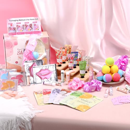 120 PCS Spa Party Supplies for Women, Spa Birthday Sleepover - Product Imagery