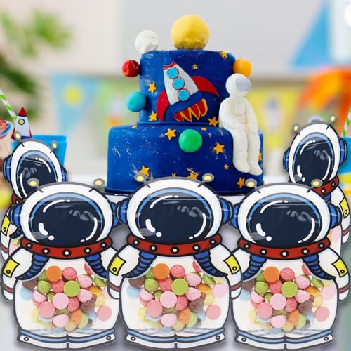 20 Pack Goodie Bags Cartoon Astronaut Candy Treat Bags Small - Product Imagery