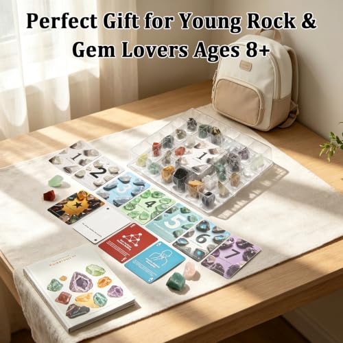 Rock Collection Starter Kit - Bulk Assorted Gemstones, Crystals, - Product Imagery