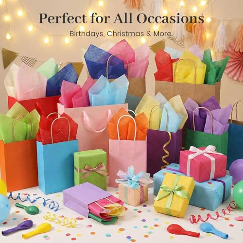 3 Otters Tissue Paper 150 Sheets, 14 X 20 inch 30 Colors for - Product Imagery
