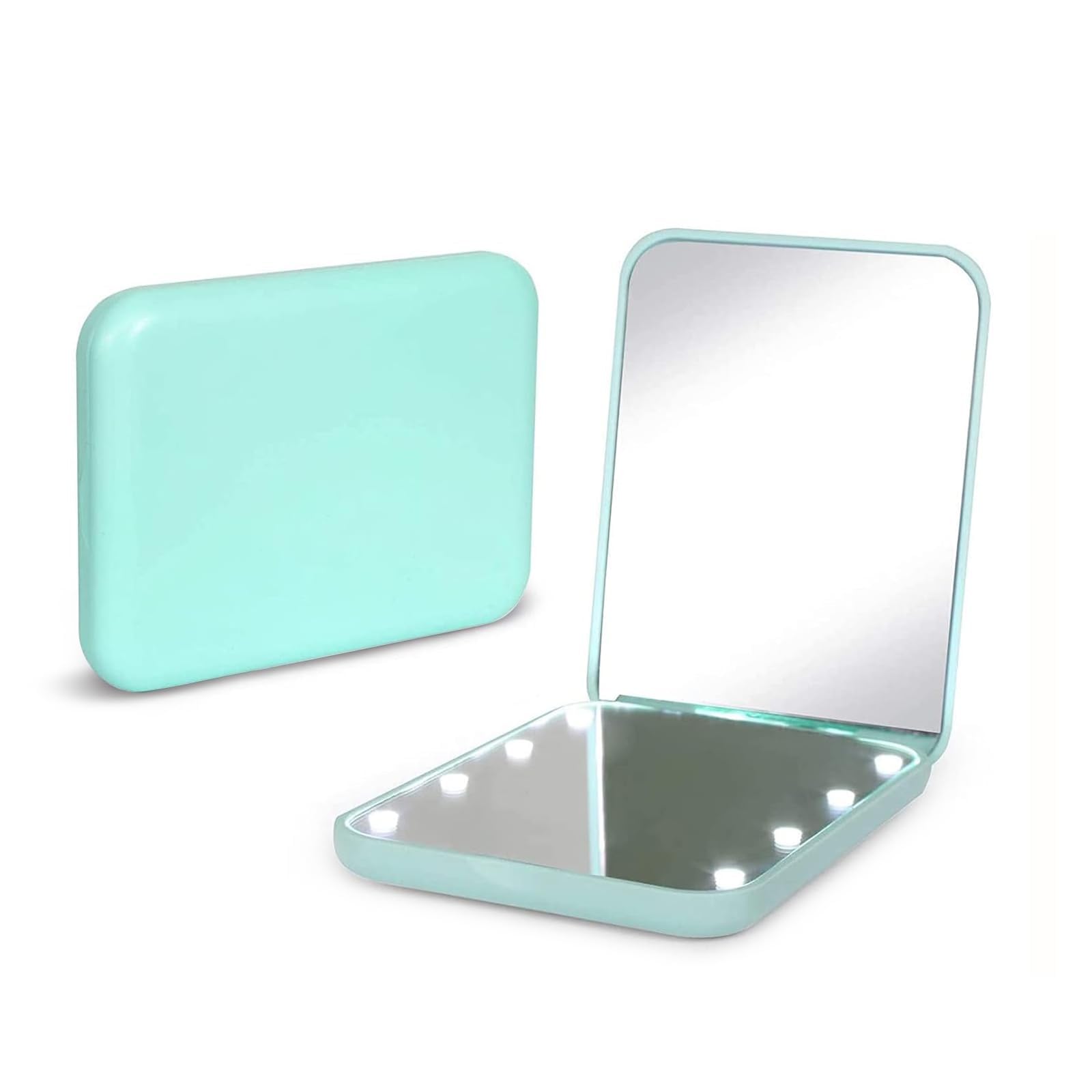 Kintion Pocket Mirror, 1X - 3X Magnification LED Compact Travel Ma - Kintion Official Product View 9