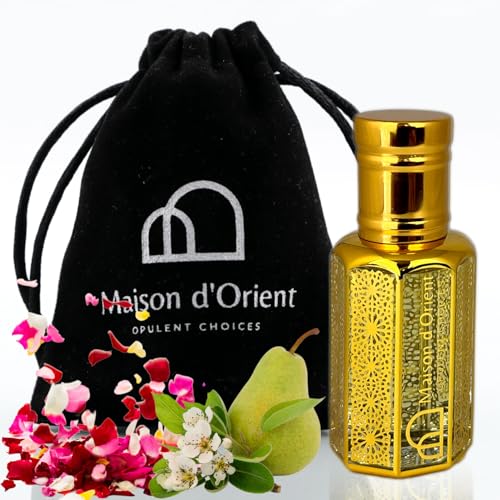 Petal Bliss Perfume Oil 12 mL – Fruity Floral with Pear Jasmine - Product Imagery