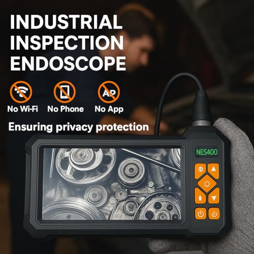 Endoscope Camera with Light, 1920P HD Borescope Inspection - Product Imagery