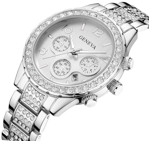 Gosasa Luxury Unisex Crystal Diamond Watches Quartz Digital - Product Imagery