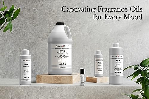 Aroma Depot Sage Type Perfume/Body Oil (7 Sizes) Our - Product Imagery