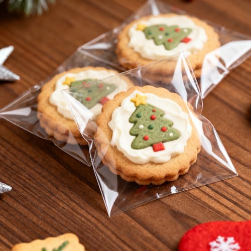 4x6 In Cookie Bags Clear Self Sealing Cellophane Treat Bags - Product Imagery