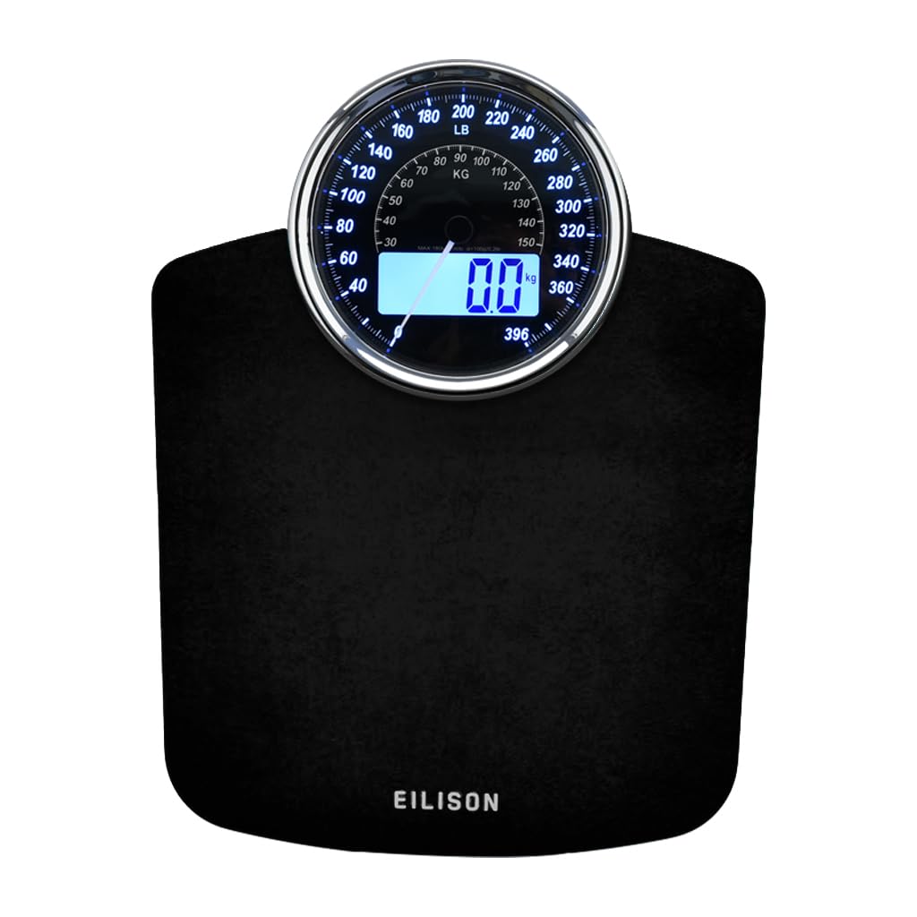 EILISON 2-in-1 Digital & Analog Body Weight Scale
