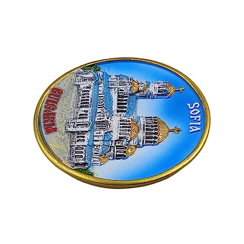 3D Sofia Bulgaria Fridge Magnet Souvenir Gift,Resin Handmade - Product Imagery