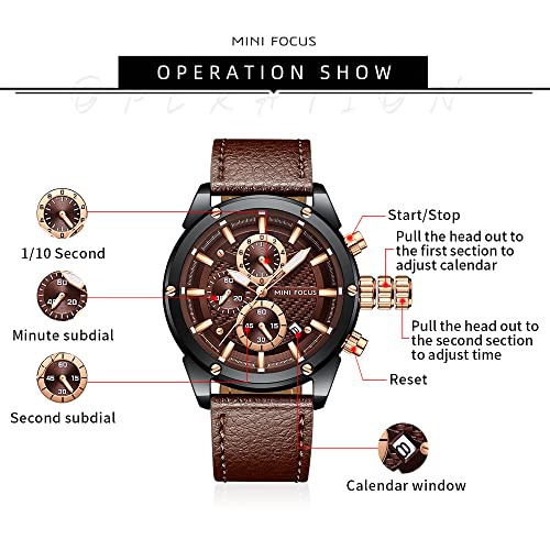 MINI Focus Men Watches Business Casual Wrist Watches - Product Imagery