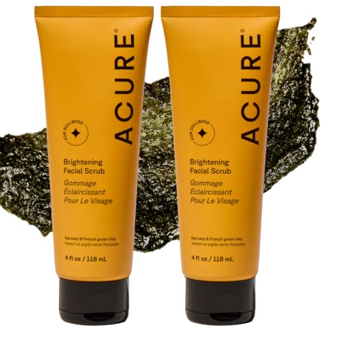 Acure Brightening Facial Scrub - Exfoliating Face Wash 4 fl oz - Acure Official Product View 1