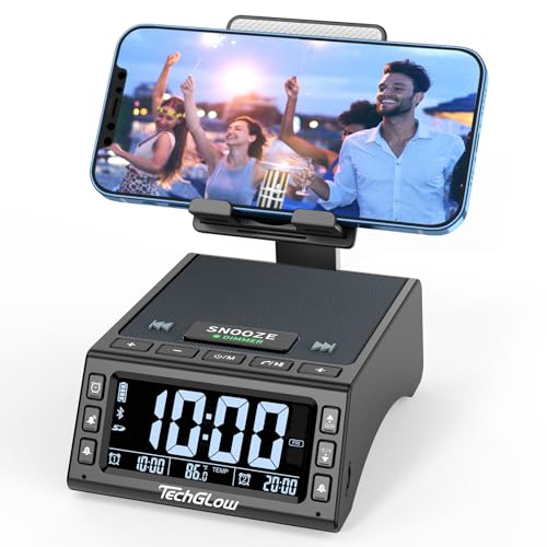Foldable Cellphone Stand with Wireless Bluetooth Speaker - Product Imagery