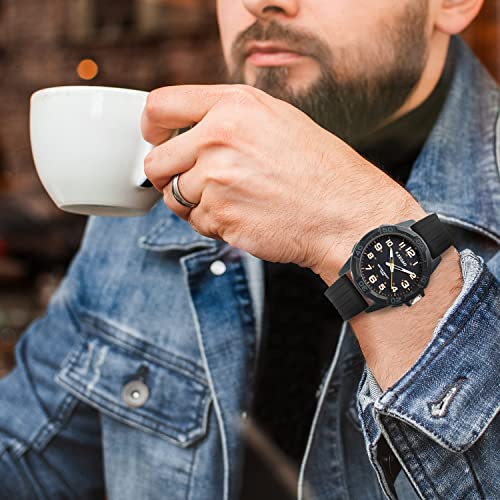 100M Waterproof Watch for Swimming, Easy Read Unisex Analog - Product Imagery