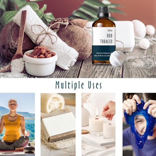 Oud Tobacco Fragrance Oil, MitFlor Single Scented Oil, Large - Product Imagery
