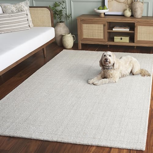 SAFAVIEH Area Rug 4x6 - Abstract Collection - Beige, Handmade, - Product Imagery