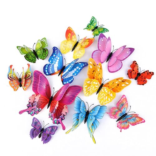 OPSEAM 3D Butterfly Wall Decor Butterfly Decorations Stickers - Product Imagery
