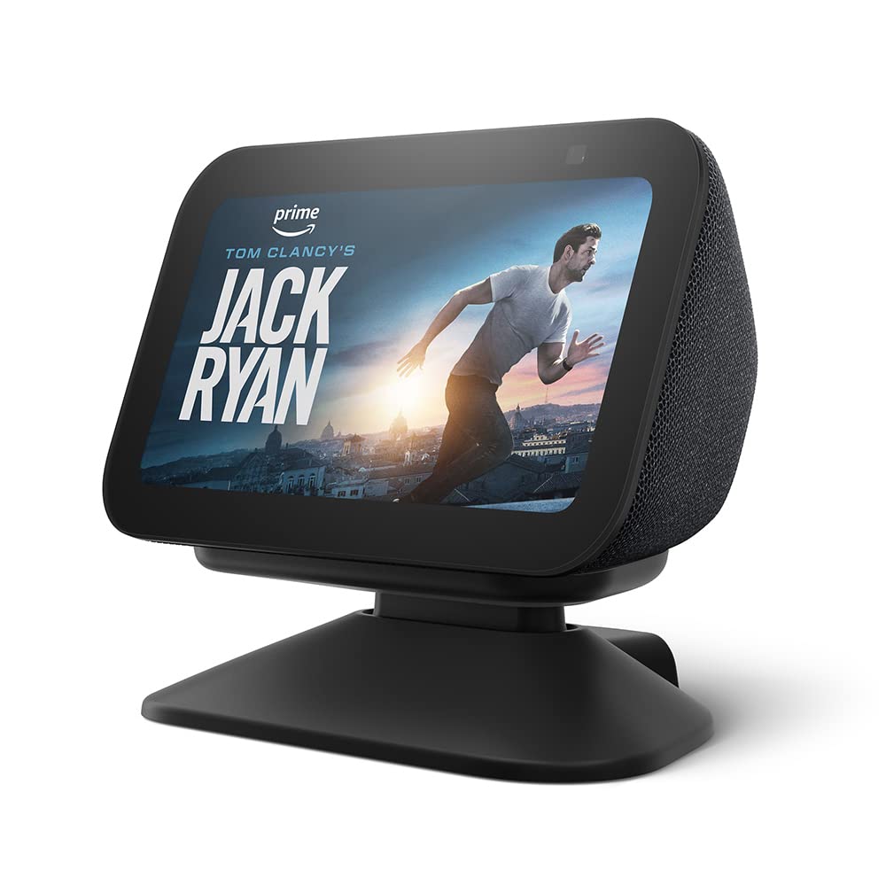 Amazon Echo Show 5   Adjustable Stand with USB-C Charging Port | Charcoal - Amazon Official Product View 2
