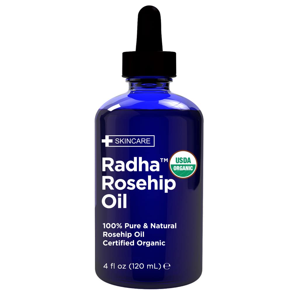 Radha Beauty Organic Rosehip Seed Oil 100% Pure Cold Pressed - Great Carrier - Radha Beauty Official Product View 6
