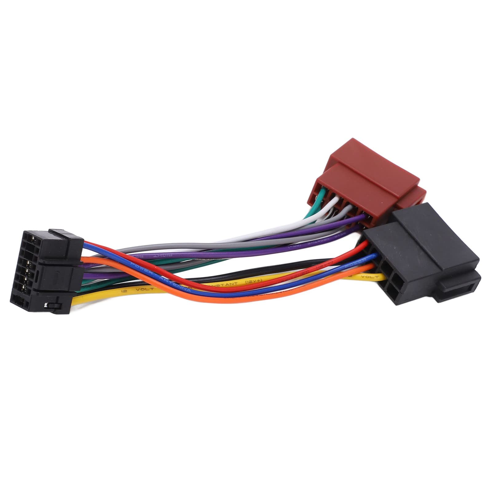 Zohisin Stereo Radio Harness Connector Adapter pre Stripped 17. 0×8. 0×2. 0 iso Wiring Harness Connector Adaptor Plug 16 pin car Stereo Radio Replacement for Plastic Lasting