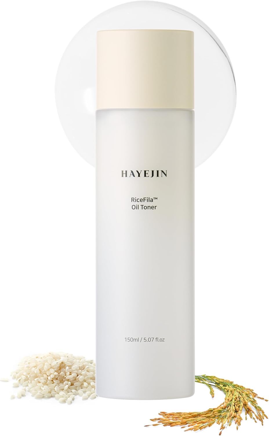 HAYEJIN RiceFila Oil Toner - Rice Bran Milky Face Toner Cream - Product Imagery