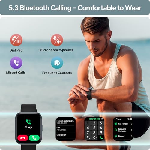 Smart Watch for Men Women, 1.85" Smart Watches Compatible - Product Imagery