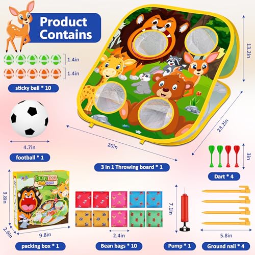 Animal Bean Bag Toss Game Toy Outdoor Toss Game - Product Imagery