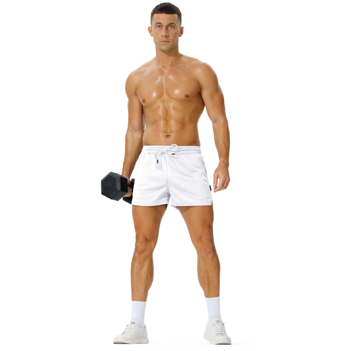 AIMPACT Men s Mesh Running Shorts 3 Inch Quick Dry Gym with - AIMPACT Official Imagery - 3