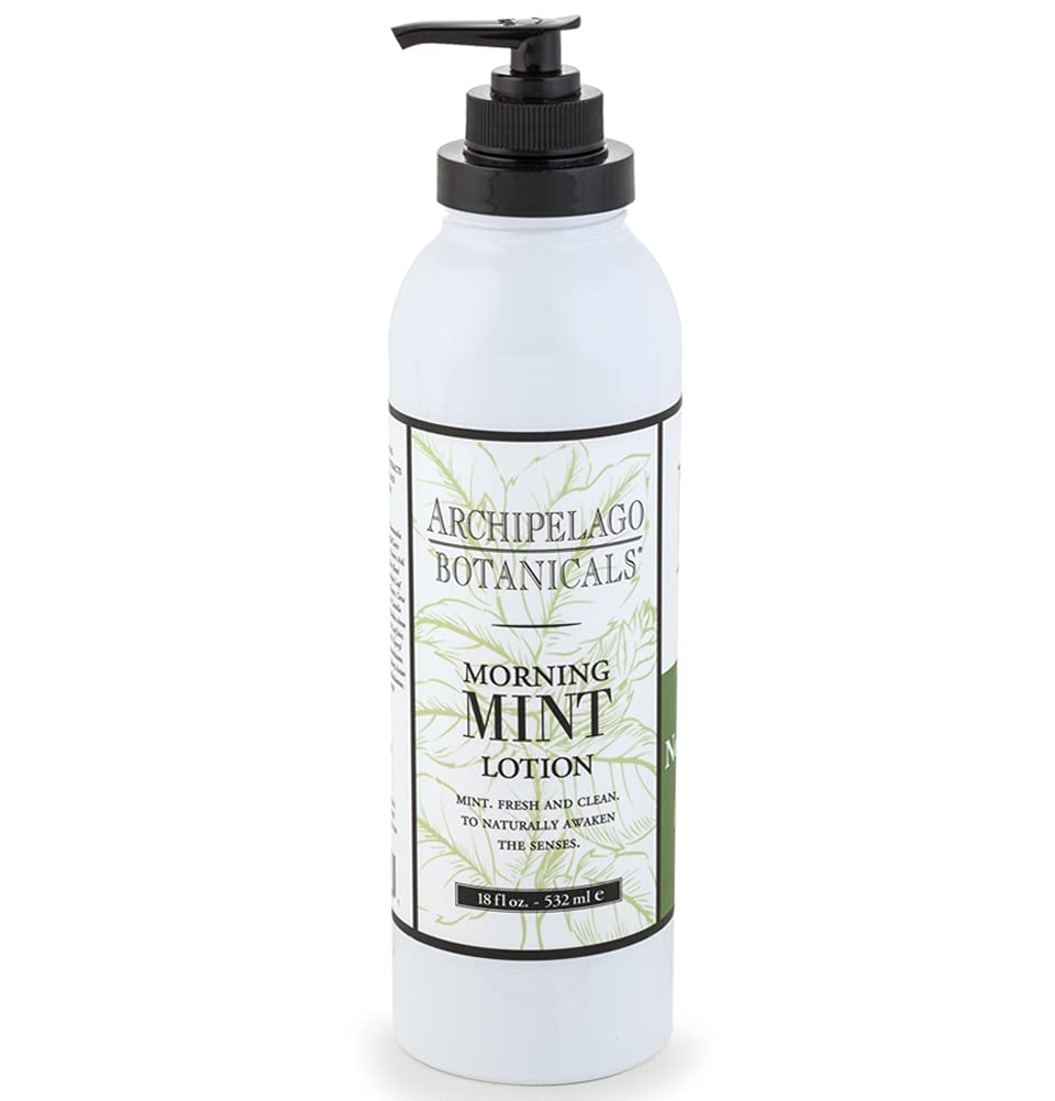 Archipelago Botanicals Morning Mint Lotion 18 oz - Archipelago Botanicals Official Imagery - 2