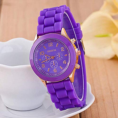 Women Men Ladies Fashion Luxury Silicone Quartz Watch Unisex - Product Imagery