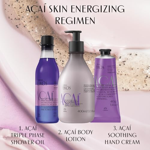 natura - Ekos Açaí Triple Phase Shower Oil - Revitalizing - Product Imagery