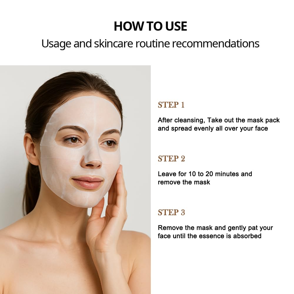 NACIFIC Face Masks Skincare Korean – Premium 10-Sheet Variety - KOSBEAUTY