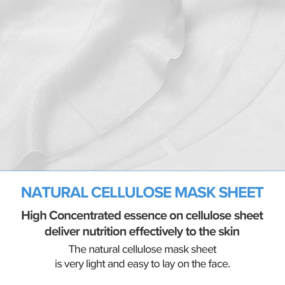 JMsolution Water Luminous SOS Ringer Mask Plus (10 Sheets, 35ml Each) | Intensive Hydration & Soothing Care Korean Sheet Mask | Water Glow Skin Care | K-Beauty Face Mask - JMsolution Official Product View 7