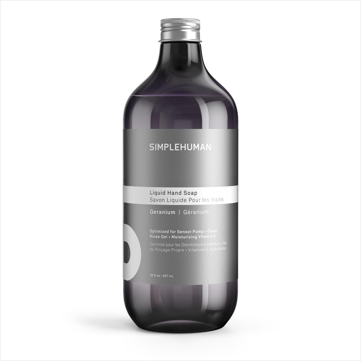 simplehuman Geranium Liquid Hand Soap Refill Bottle 3 Pack - simplehuman Official Imagery - 6