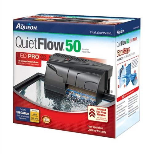 QuietFlow Aqueon 50 LED Pro Power Filter - QuietFlow Official Imagery - 1