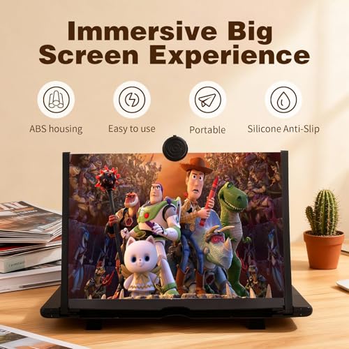 Screen Magnifier Cell Phone Gifts for Men Tech Gadgets Amplifier - Product Imagery