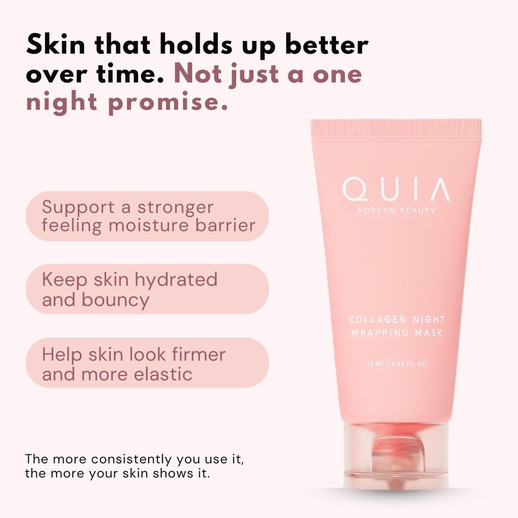 QUIA Collagen + Turmeric Overnight Wrapping Mask Duo – Firming - QUIA Beauty