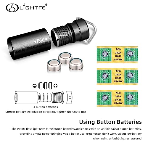MINI01 Keychain Flashlight mini Keychain Light is Light, Small, - Product Imagery