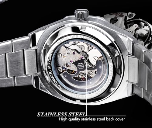 FORSINING Vintage Watch for Men Engraved Automatic Self-Wind - Product Imagery