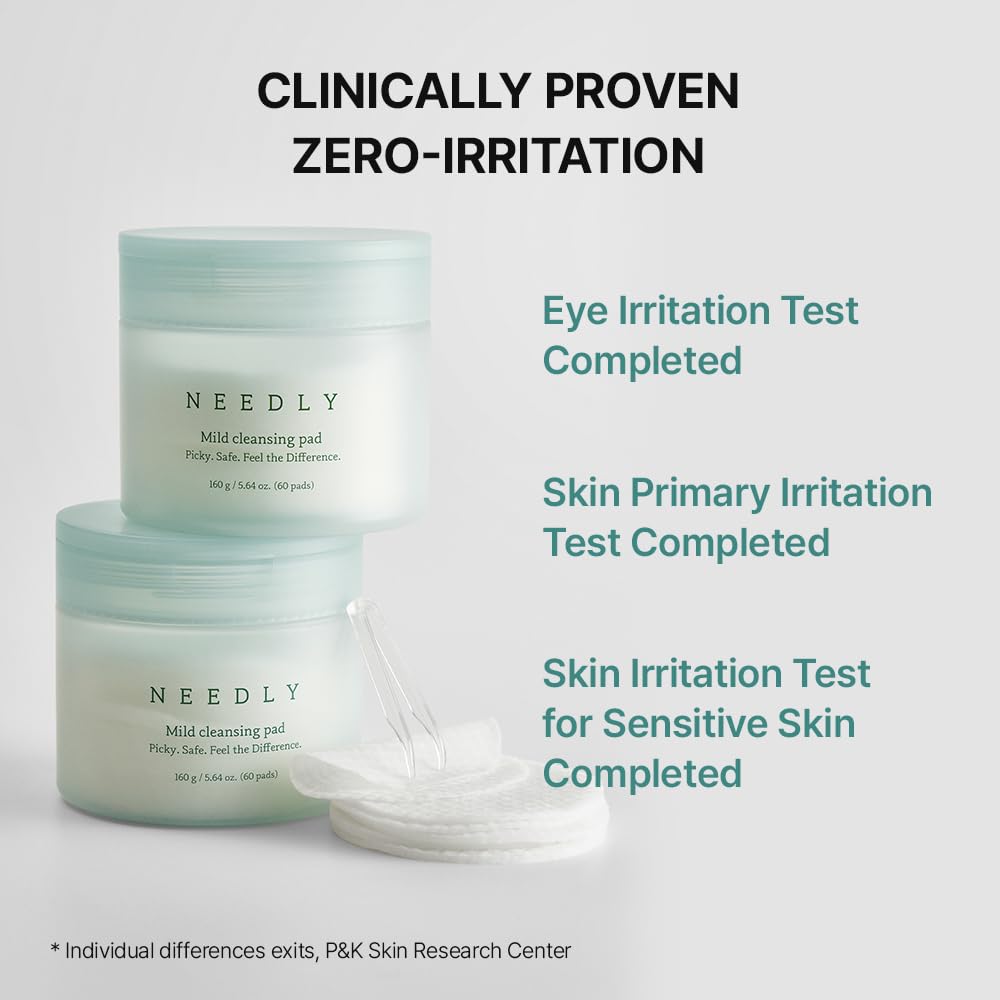 NEEDLY Mild Cleansing Pad Makeup Remover for Sensitive Skin - NEEDLY Official Imagery - 7