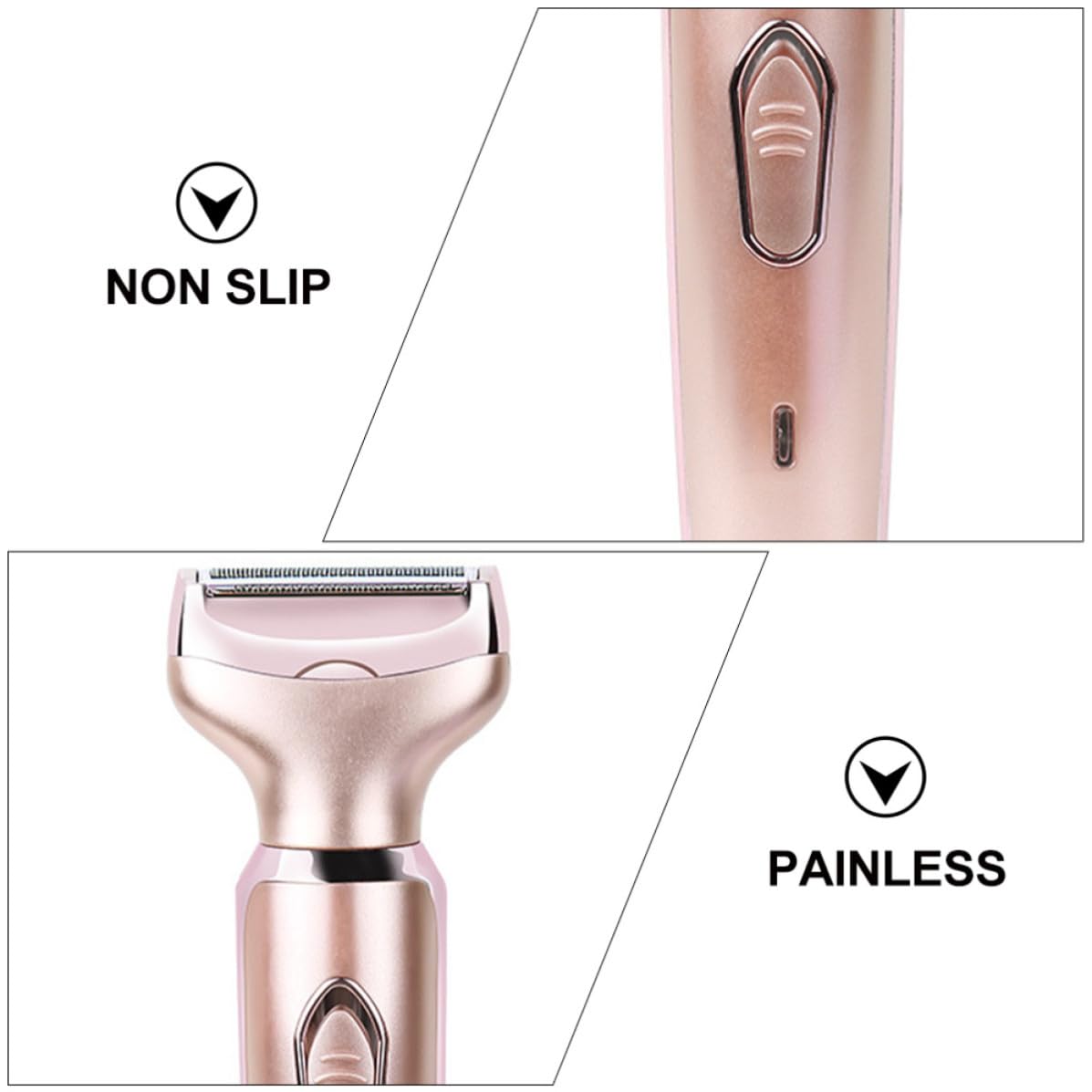 Women Electric Hair Trimmer Washable Rechargeable Razor - VOSAREA Official Imagery - 4