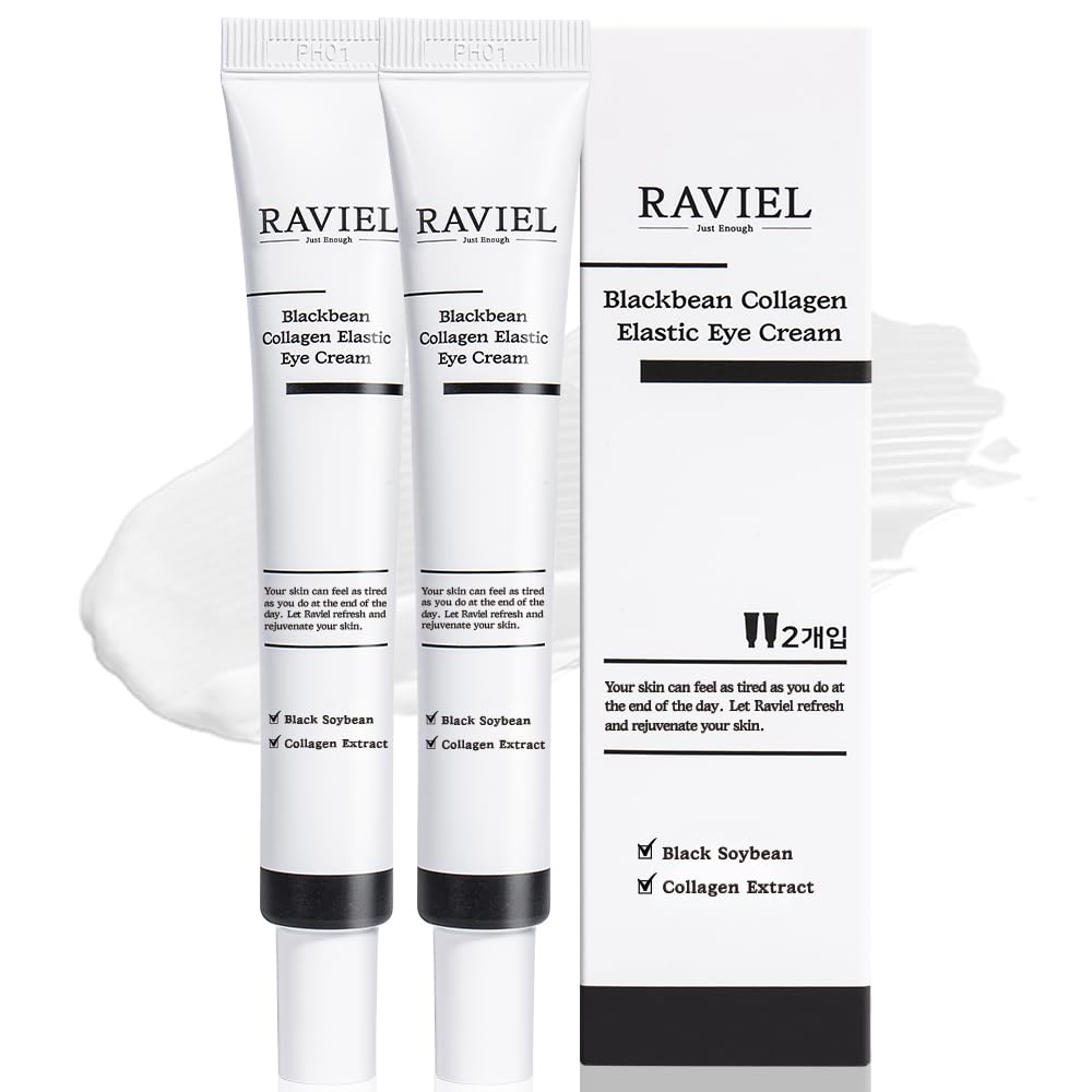 RAVIEL Black Bean Collagen Elastic Eye Cream Set - RAVIEL