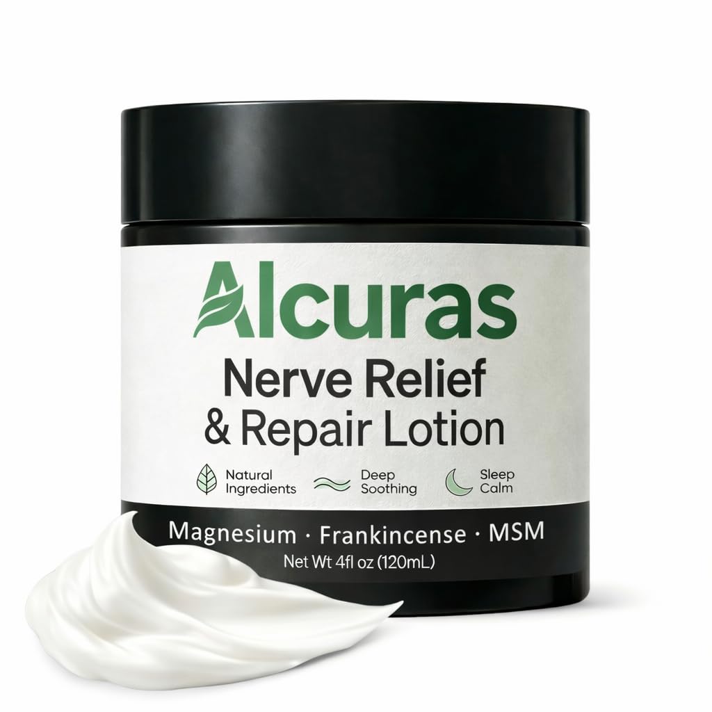 ALCURAS Nerve Relief Lotion – Neuropathy Cream with Arnica