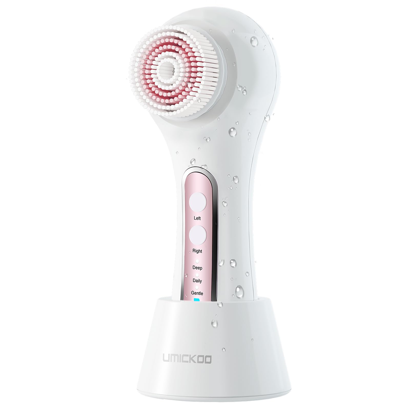 Electric Facial Cleansing Brush 2 Way Rotating Face Scrubber - Umickoo Official Imagery - 2