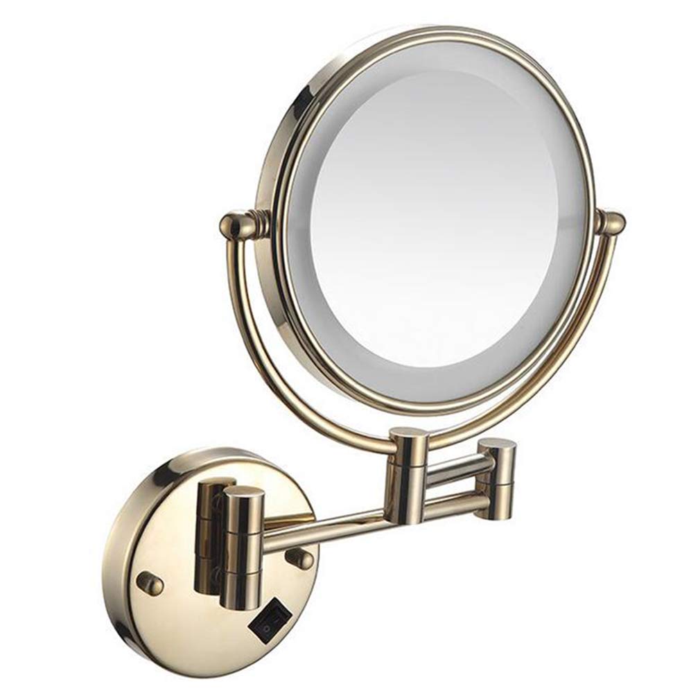 LED Makeup Vanity Mirror Two Sided Wall Mounted Bathroom - VHFXZFLZ Official Imagery - 1