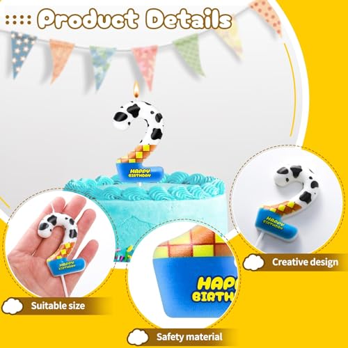 Number 2 Toy Inspire Game Birthday Cake Topper Cartoon Birthday - Product Imagery