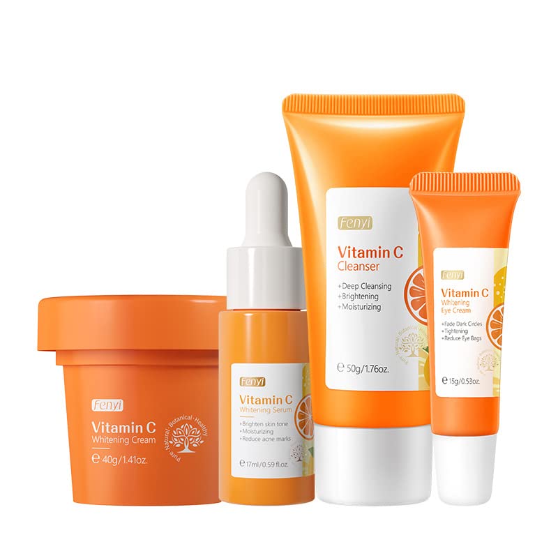 1 Pack Vitamin C Even Skin Complexion Skin Care Set, Containing - Product Imagery