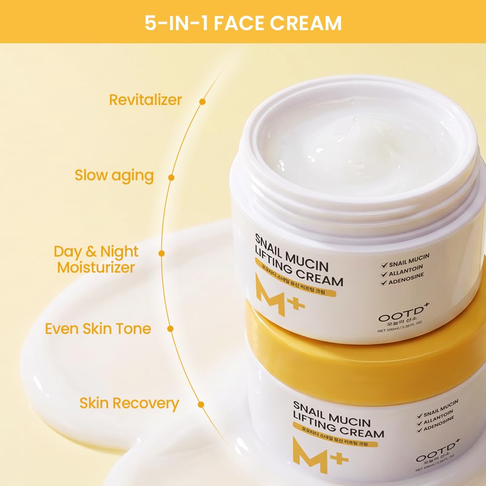 OOTD Snail Mucin Moisturizer Facial Cream 3 38 fl oz - #OOTD Official Imagery - 4